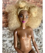 NUDE BARBIE BLONDE AFRO FASHIONISTA *TALL* AA FASHION DOLL for OOAK Repaint - $317.83 MXN