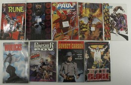 9PC Lot Mixed Comic Books  Seven Block Sunset Carson Punisher POV Hellbl... - $14.04
