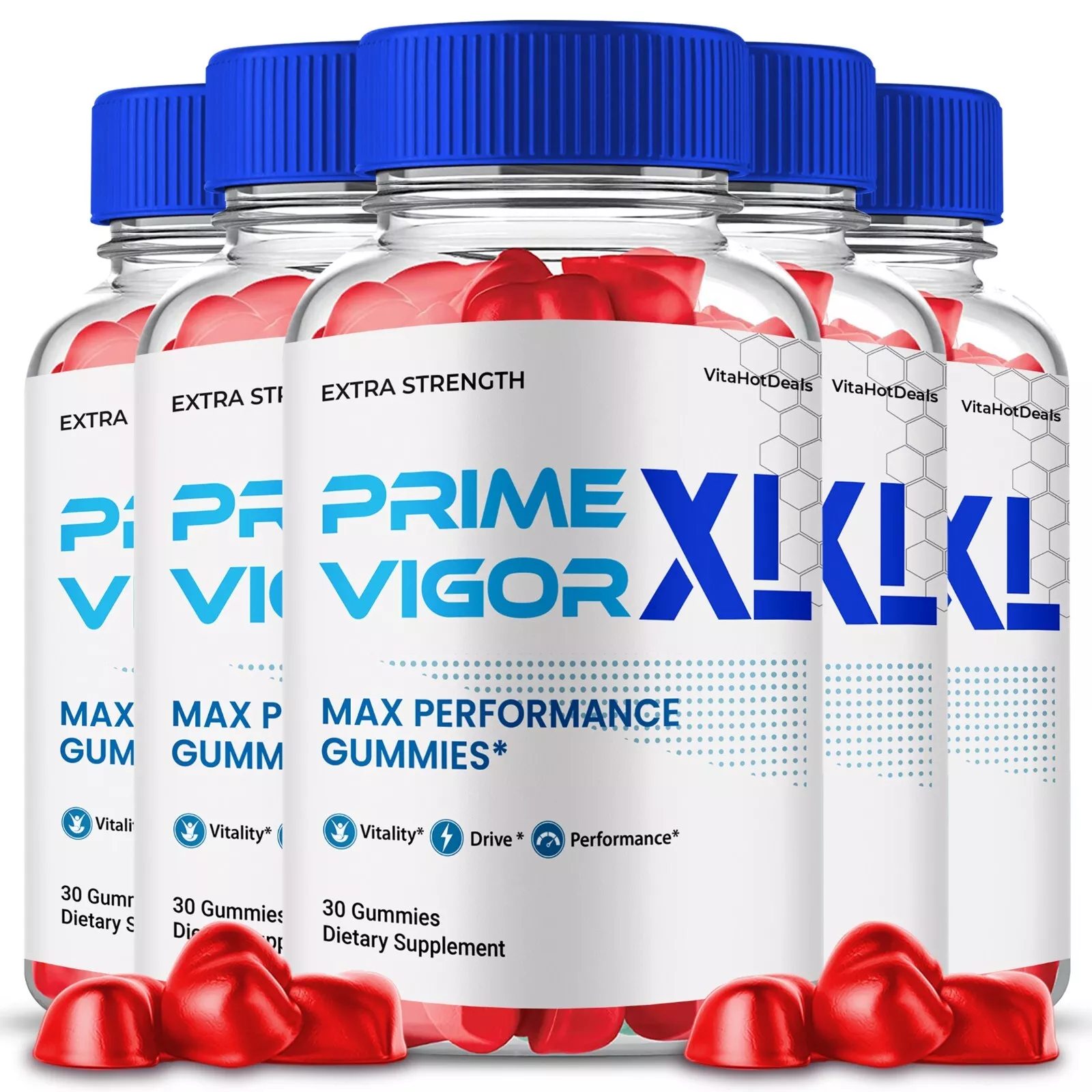 Prime Vigor XL Max Performance Natural Formula Supplement for Men 5 Pack - $1,898.55 MXN