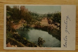 1906 Postcard California Driveway Westlake Park Los Angeles Arcade Station UDB - £9.91 GBP