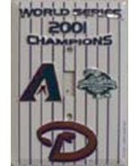 Arizona Diamondbacks MLB Metal Novelty Light Switch Cover Plate - £10.35 GBP