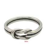 Stainless Steel Friendship Knot Braided Ring Size 10 - $31.40 CAD