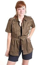 Women Italian Military Safari Shirt - £31.29 GBP