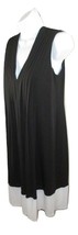Maggie London Little Black Dress Flare Swing Women&#39;s Size 4 Sleeveless V Neck - £7.09 GBP