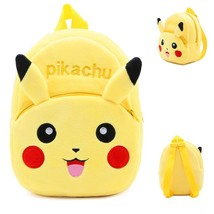 Pokemon plush backpack pikachu cartoon figure pattern children high capacity school bag thumb200