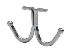 Heavy Duty Double Prong Ceiling Coat Hook for Lockers - £3.31 GBP