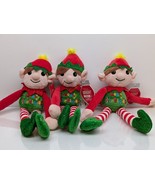 Lot of 3 Make the Season Bright ELF Santa Helper Merry Christmas Long-Le... - $39.25 CAD