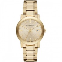 6020 thickbox default burberry bu9033 the city champagne dial gold tone unisex watch thumb200