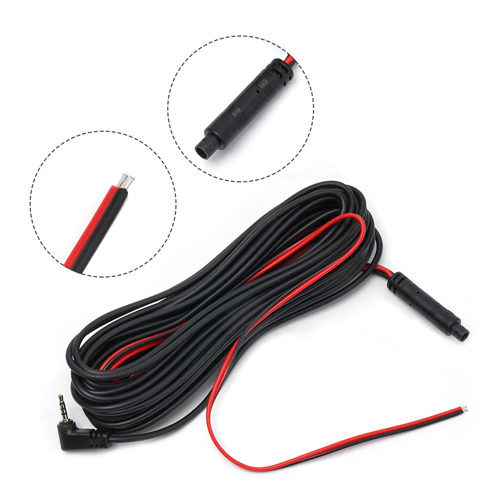 AUTOJIERUI Dash Cam Extension Cable - 10m 4 Pin AV Cable for Rear View Recorde - £14.10 GBP