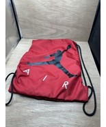 Nike Air Jordan Jumpman Drawstring Gym Bag Black Red &amp; Black White - £7.75 GBP