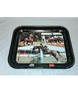 1980 Coca-Cola Alberta 75th Normandeau Cup Metal Tray Equstrian - £15.04 GBP