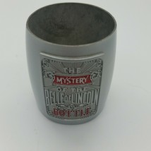 Jack Daniels 2002 Mystery of the Bell of Lincoln Bottle Metal Shot Glass - £11.62 GBP
