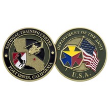 ARMY FORT IRWIN NATIONAL TRAINING CENTER 1.75&quot; CHALLENGE COIN - £27.88 GBP