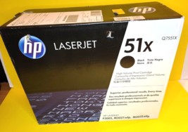 *BRAND NEW* HP LASERJET Q7551X 51x BLACK COLOR PRINTER TONER CARTRIDGE G... - £4.08 GBP