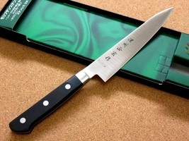 Japanese Masamune Kitchen Petty Utility Knife 145mm 5.7 inch Bolster SEKI JAPAN - £28.12 GBP