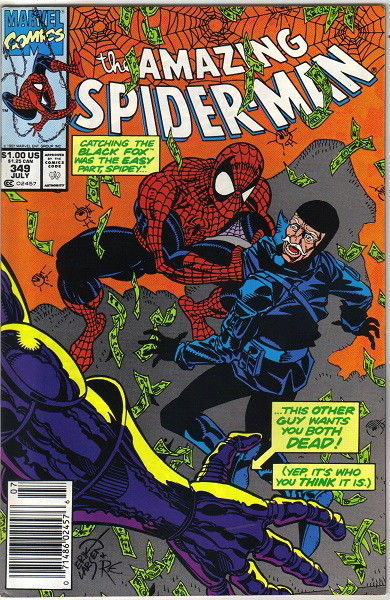 Primary image for the Amazing Spider-Man Comic Book #349 Marvel Comics 1991 VERY FINE-