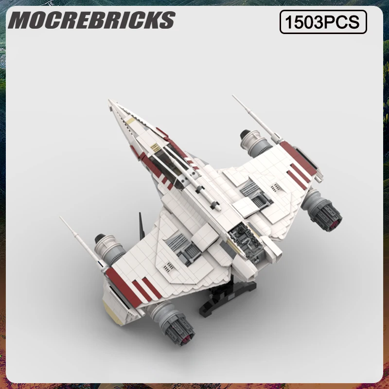 Space War Series E-WING UCS Starfighter MOC Assembling Building Blocks Model DIY - £220.98 GBP
