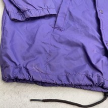 Vintage 80s LSU Tigers Purple Button Up Chalkline Windbreaker Jacket Size S - £26.17 GBP