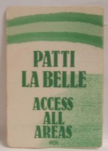 PATTI LaBELLE - VINTAGE ORIGINAL CONCERT TOUR CLOTH BACKSTAGE PASS *LAST... - £7.86 GBP