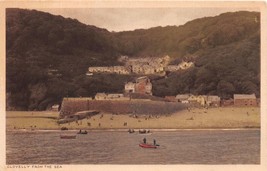 Clovelly Devon Uk As Viewed From Sea~G S Reilly Majestic Series Photo Postcard - £2.72 GBP