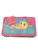 Collectible Looney Tunes Tweety Bird Metal Tin Lunch Box Vintage BRAND NEW SEALE - £27.02 GBP