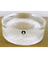 Vintage Swedish Pukeberg Concave Glass Bowl or Paperweight with Original... - $1,477.86 MXN