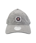 New Era Gray MLS Chicago Fire Logo Preppy Team 9TWENTY Adjustable Hat St... - £13.56 GBP