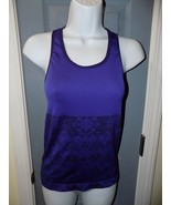 Reebok Purple Tight Fitting Athletic Racerback Shirt Size S Women&#39;s EUC - £15.45 GBP