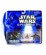STAR WARS EPISODE 1 MICROMACHINES COLLECTION 3, Y COMPRIS FIGURINES + VÉ... - $36.79