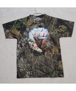 Mossy Oak Kids Camo T Shirt Size XL Short Sleeve Camouflage Casual Elk - $14.87