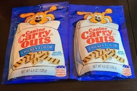 2-PACK Canine Carry Outs Chicken Dog Treat Made With Real Chicken SAME-D... - $10.89
