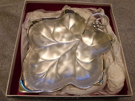 Vintage WMF IKORA Leaf Shaped Candy Dish w Orig. Box Made in Germany - £15.44 GBP