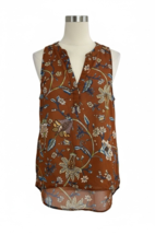 Women’s Let it Be Women Split Neck Sheer Top, Size Large - $7.92