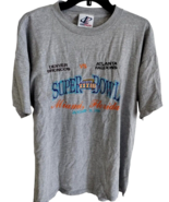 1999 NFL Super Bowl XXXIII 33 Denver Broncos Atlanta Falcons XL Gray T-S... - €12,88 EUR