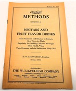 Vtg W.T. Rawleigh Co. Sales Methods Nectar &amp; Fruit Flavor Drinks 1932 Ep... - $15.00