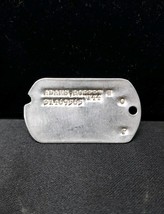 WW2 U.S. Army Notched Dog Tag Robert W. Adams Pittsfield New Hampshire  - $555.60 MXN