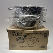 NuWave Ultimate Cookware Set Steamer &amp; Fondue Set Model 31120A New Open Box - £32.06 GBP