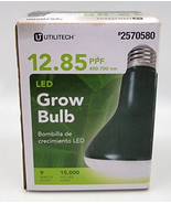 Utilitech -GR-BR30 - LED Grow Light Bulb Full Spectrum 9W for Indoor Plants - £8.69 GBP