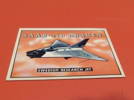 1953 Topps Wings # 193 Saab - 210 Draken Back Gum Near Mint !! - $59.99