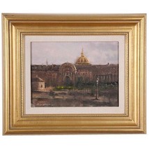 Richard Fillhouer &quot;Paris Dome&quot; Oil on Board Signed &amp; Inscribed on Reverse - £2,021.34 GBP