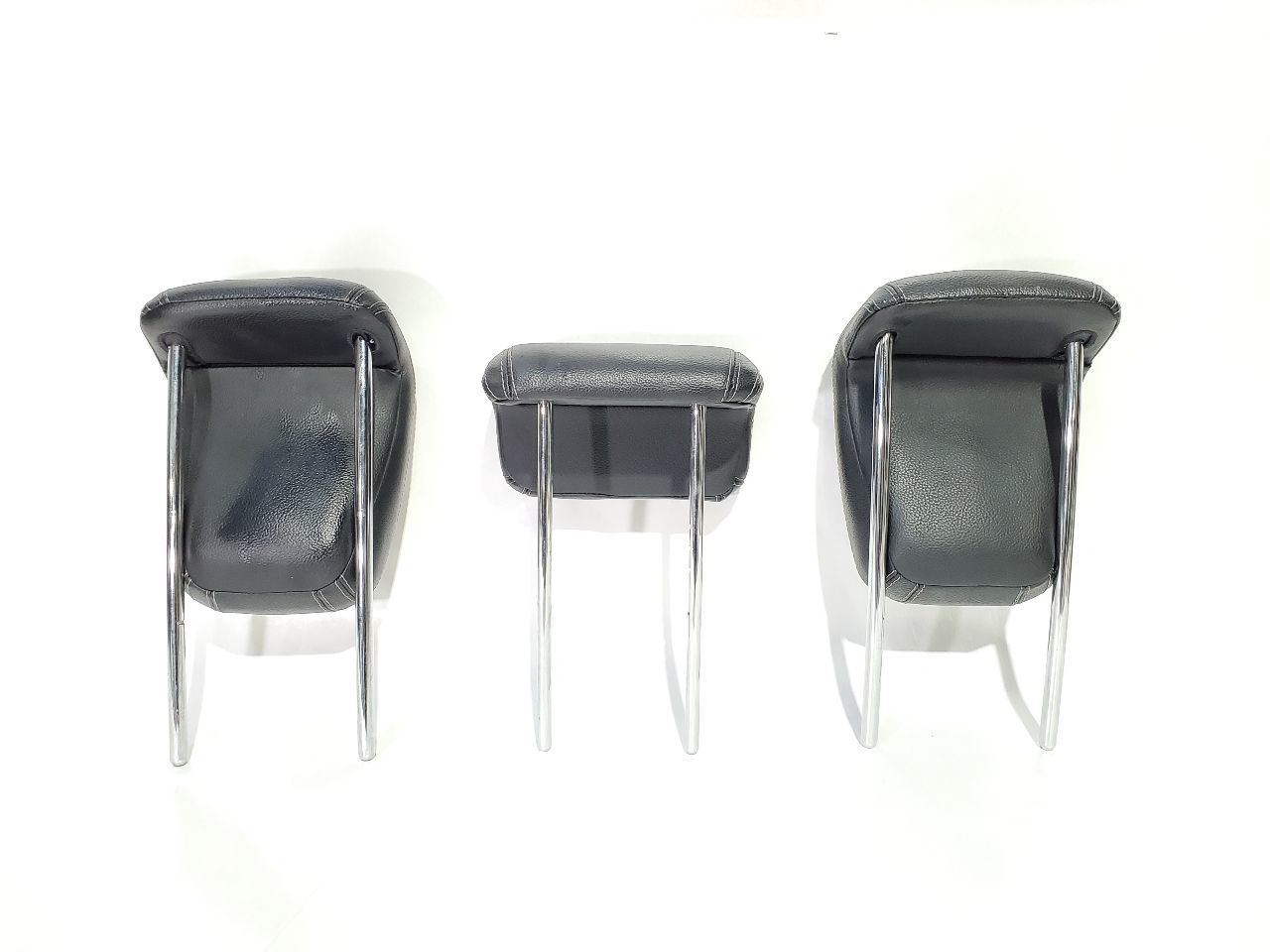 2013 Mercedes GL450 OEM Set Black Rear Left Right And Center Headrest  Item image 2