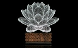 Zinteh Lotus Contemporary Lighting 3D - LED - LOTUS Table Lamp 2nd Gener... - $247.51 MXN
