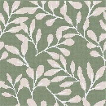 Pepita Needlepoint kit: Sage Branches, 10&quot; x 10&quot; - £63.08 GBP+