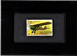 Tchotchke Framed Stamp Art Collectable Postage Stamp - Breguet 19-BR Air... - $8.95