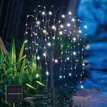 Solar LED Willow Tree for Garden 200 Cool White Lights 4.7-Ft Outdoor Ya... - $69.03