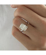 2.50 Carat Elongated Cushion E VS1 Lab Grown Diamond Hidden Halo Engagem... - $2,499.00
