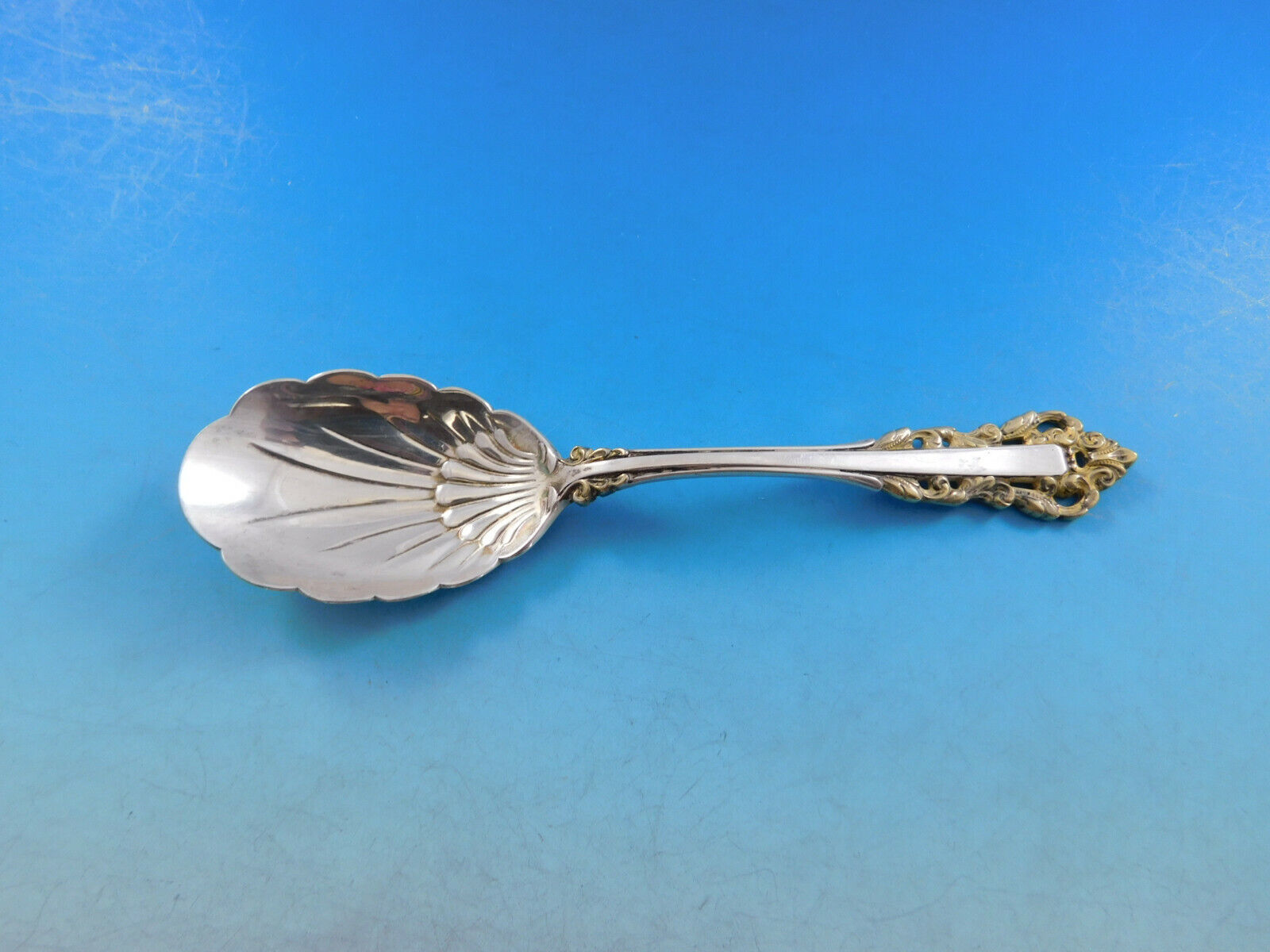Medici Golden Accent by Gorham Sterling Silver Flatware Set 12 Service 50 Pieces Item image 5