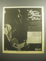 1974 Ovation Guitars Advertisement - Loggins and Messina and Ovation - £14.77 GBP