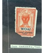 EKKO Stamp Radio Day DXer Proof Reception American Eagle Texas San Anton... - $29.65