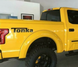 Tonka Truck Body Decal Vinyl New 2PC Set Fits Ram Tahoe Escalade Sierra ... - £27.51 GBP